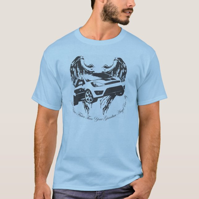 Bilskyddsängel Tee Shirt (Framsida)