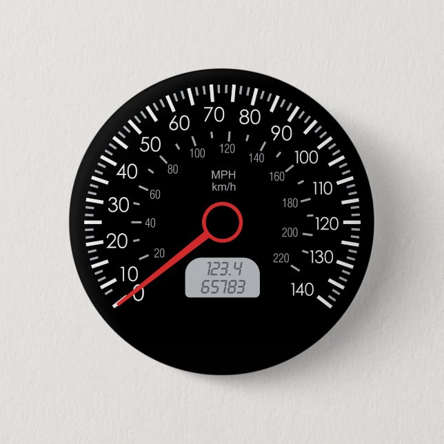 BILSPEEDOMETER KNAPP (Framsida)
