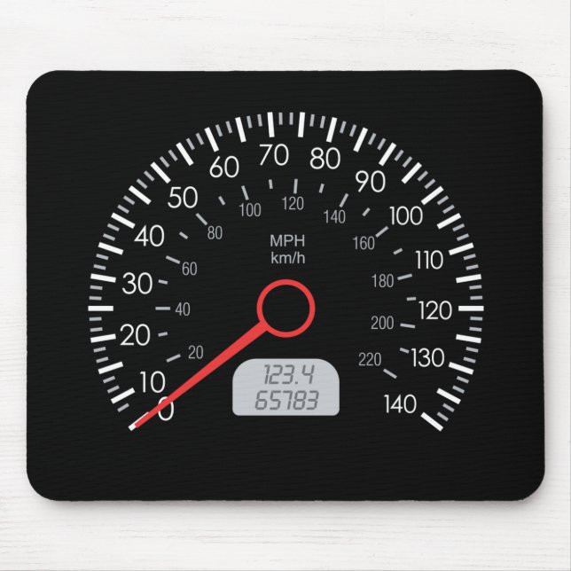 BILSPEEDOMETER MUSMATTA (Framsidan)