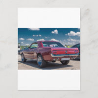 Bilsporter Mustang Red Muscle Motor Gears Metall