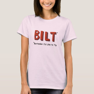 BILT-Bartenderkvinna T-tröja Tee Shirt