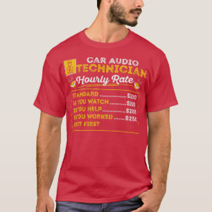 Biltekniker Audio Stereo Fanatic Automobile T Shirt