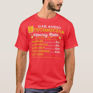 Biltekniker Audio Stereo Fanatic Automobile T Shirt