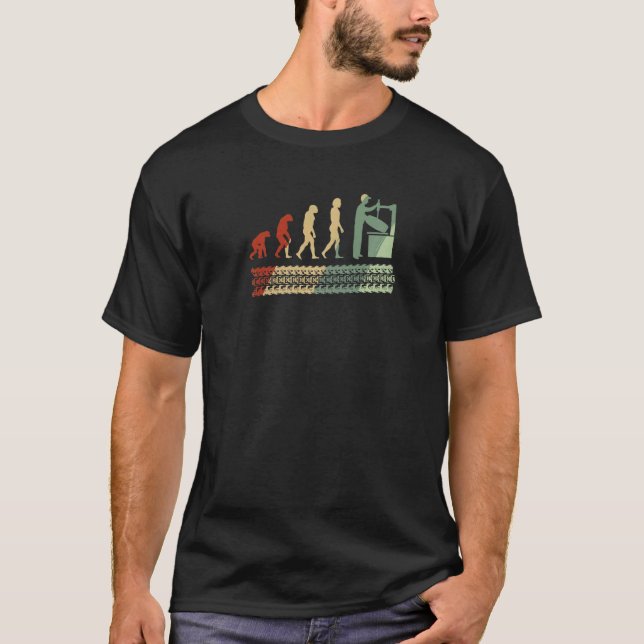 Biltekniker Evolution Mekatroniker 1 T Shirt (Framsida)