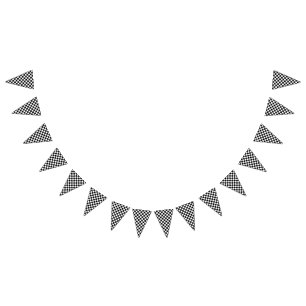 Biltema för Checker Mönster Tävling Vimplar