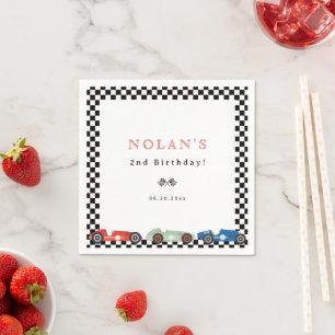 Biltema från Retro Tävling födelsedag Pappersservett