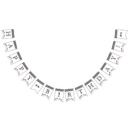 Biltema från Retro Tävling födelsedag Vimplar