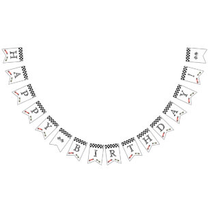 Biltema från Retro Tävling födelsedag Vimplar