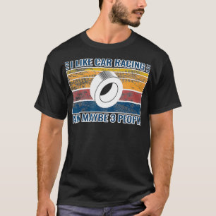 biltillbehör för manar tävling racecar, rolig tävl t shirt