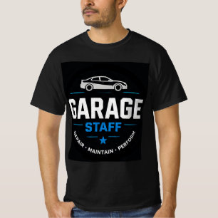 🚗 Biltjänstpersonal Modern Bilverkstad 🚗 T Shirt