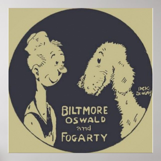 Biltmore Oswald och Fogarty Poster (Framsidan)