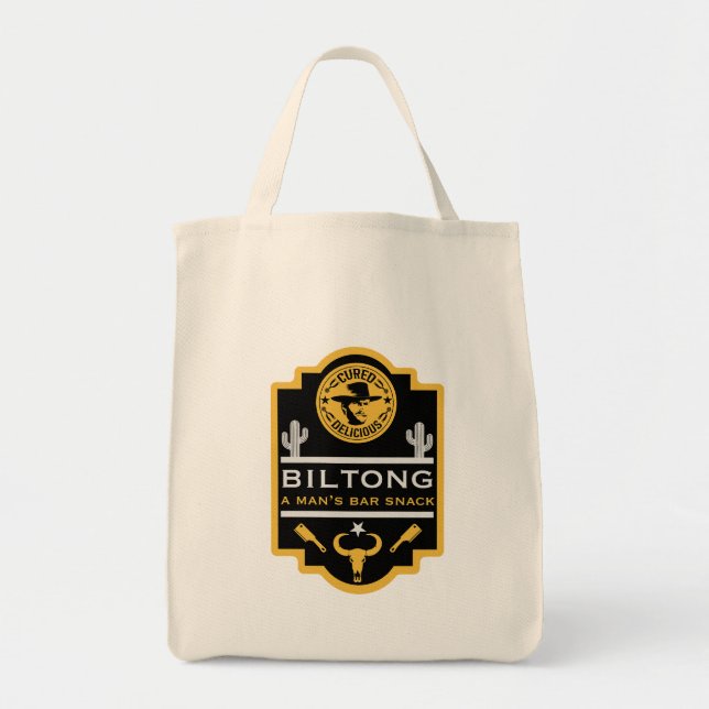 Biltong och öl tygkasse (Framsidan)