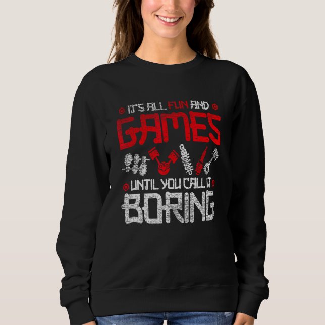 Biltrimning Motorsport T Shirt (Framsida)