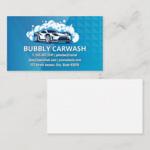 Biltvätt Auto Cleaner Visitkort