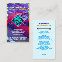 Biltvätt & Autodetaljtjänster, Modern QR-kod