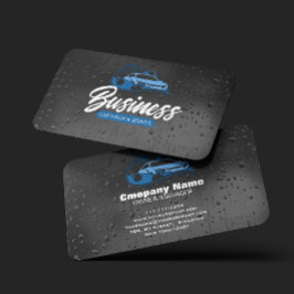 Biltvätt & service Auto Detailing Vattendroppe Visitkort