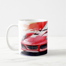 Bilvattenfärg Kaffemugg