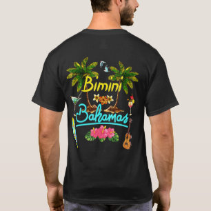Bimini Bahamas Beach Summer Handflatan Surfa Sol S T Shirt