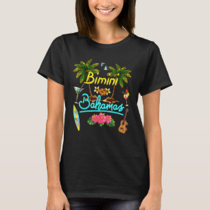 Bimini Bahamas Beach Summer Handflatan Surfa Sol S T Shirt