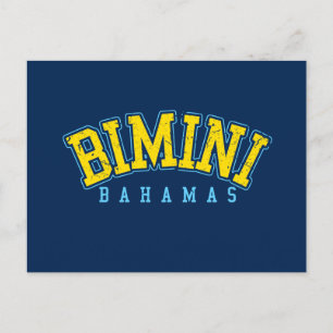 Bimini Island Bahamas Postcard Vacation Cruise Vykort
