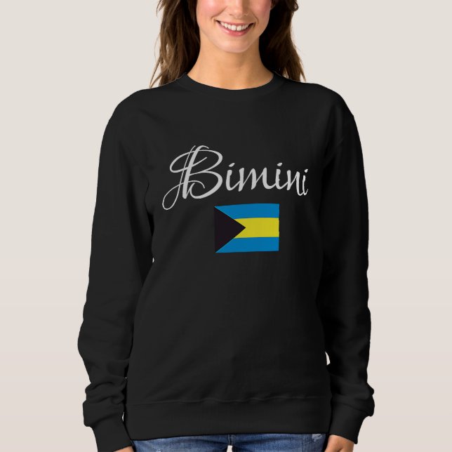 Bimini, National Flag of the Bahamas 1 T Shirt (Framsida)