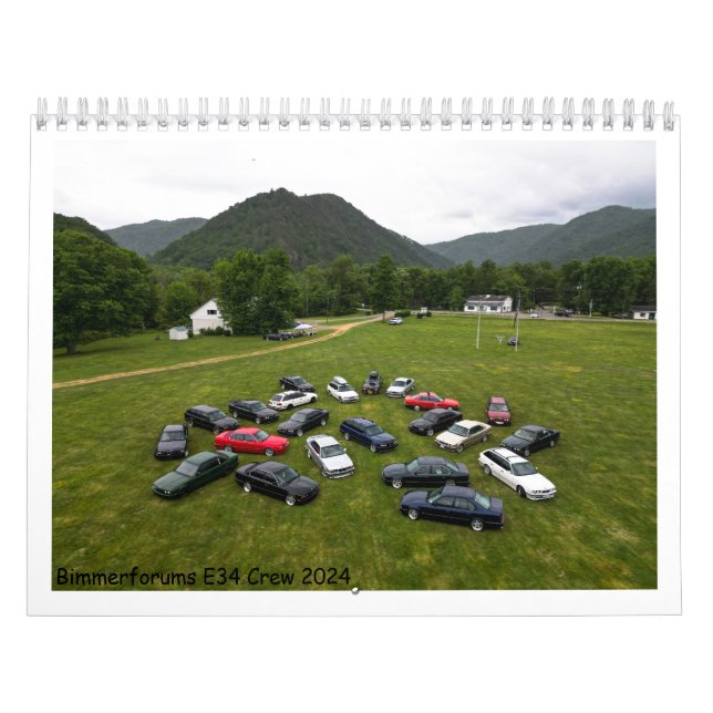 Bimmerforums E34 Crew 2024 Calendar Kalender (Omslag)