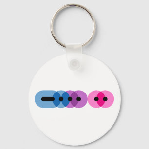 Bimorsealfabetpub Keychain Nyckelring