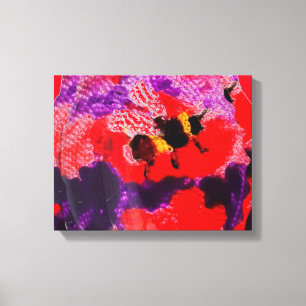 Bin Abstrakt Colorful Kryp Art Canvastryck