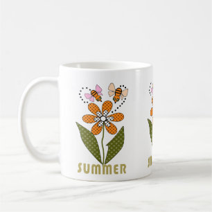 bin älskar sommaren och det gör jag också kaffemugg