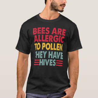 Bin är allergiska mot pollen Pappa T Shirt
