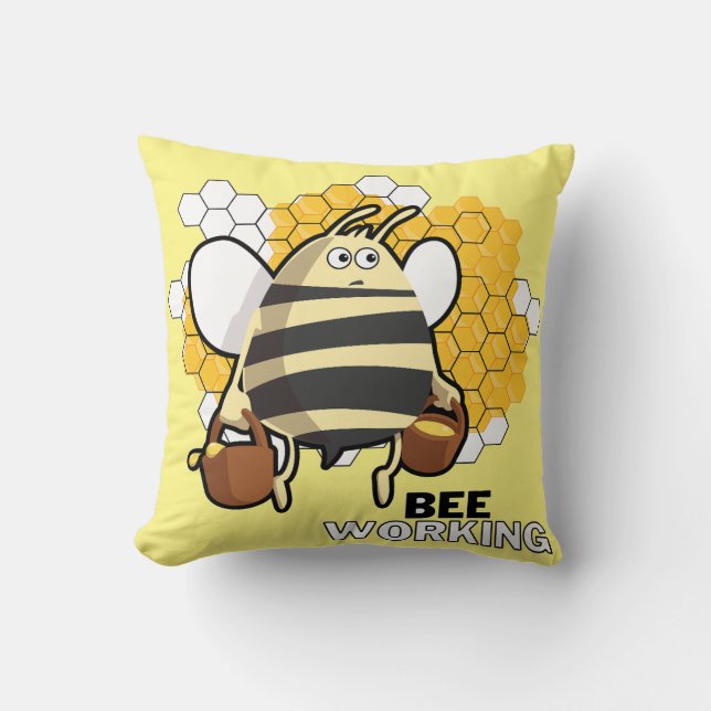 bin arbetar kudde (Framsida)