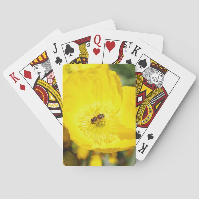 Bin badad i gult casinokort (Baksidan)