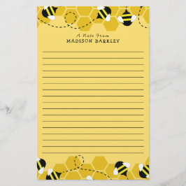 Bin Barn Cute Beehive Brevpapper