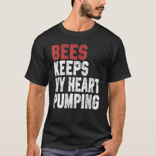Bin Behållor som mitt hjärta piper, sparar bina Ma T Shirt