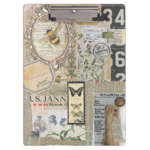 Bin Botanisk Vintage Ephemera Decoupage