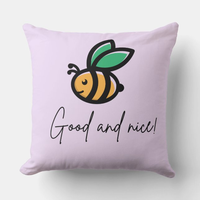 Bin bra och fin kudde (Framsida)