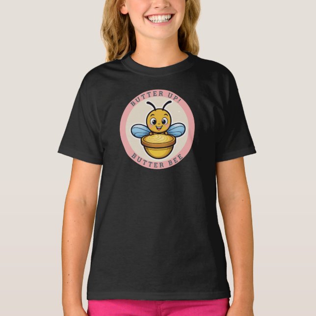 Bin, Butter Bee for Bee Älskare T Shirt (Framsida)