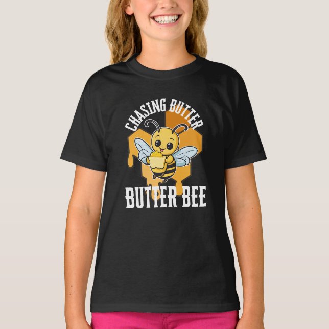 Bin, Chasing Butter - Butter Bee T Shirt (Framsida)