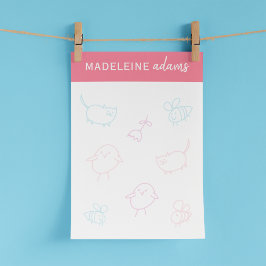 Bin & Chick & Kattunge Post-it® Notes Post-it Block