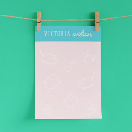 Bin & Chick & Kattunge Post-it® Notes Post-it Block