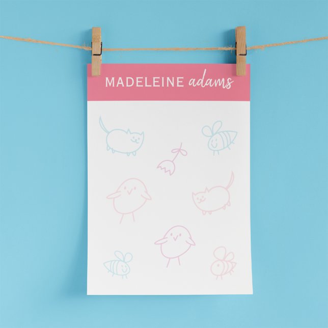 Bin & Chick & Kattunge Post-it® Notes Post-it Block (Skapare uppladdad)