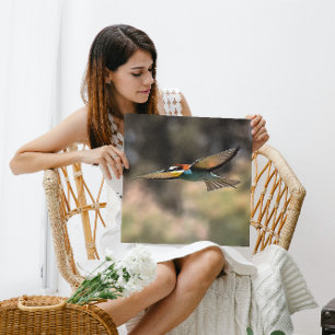 Bin Eater i flygets realistiska konst Canvastryck