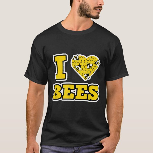 Bin för kvinnor och Manar i Kärlek T Shirt (Framsida)