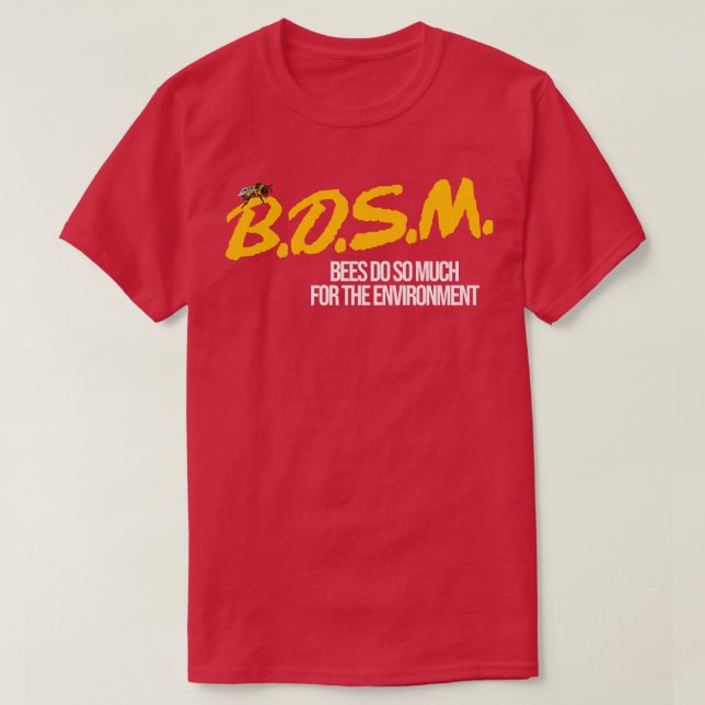 Bin gör så mycket för miljön t shirt (Design framsida)