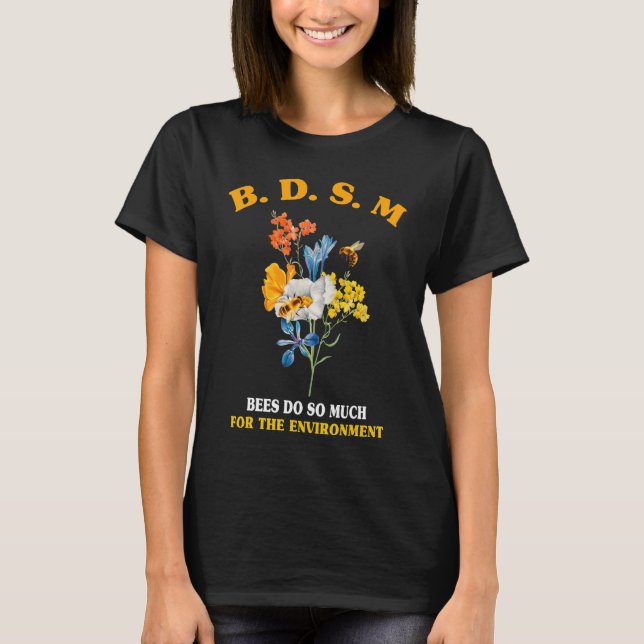 Bin gör så mycket för miljön t shirt (Framsida)