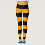 Bin-Gult och svart strimlade skinn Leggings<br><div class="desc">Bärans Gult och svarta strimlade skinn och vara som ett vackert och produktivt bi.Naturen är min inspirationskälla, jag beundrar dess skönhet och denna design inspirerad av bin och jordens vänner. gult och svart har skapat skönheten.</div>