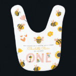 Bin Gult & Rosa Blommigt ONE Baby 1st Birthday Hakklapp<br><div class="desc">När jag forskade på inbjudningar från baby, kom jag fram till en söt liten utformning av baby-bin och bara KÄRLEK den! Färg är så modernt när det gäller rosa och gult, och den dekorerade blommigten brev håller på att utvecklas. Verkligen för trendigets skripttypografi lägger till en speciell beröring. Jag har...</div>