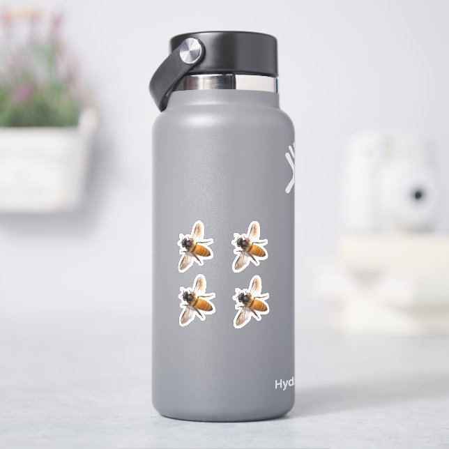 Bin, humlor, honungsbin klistermärken (HydroFlask)
