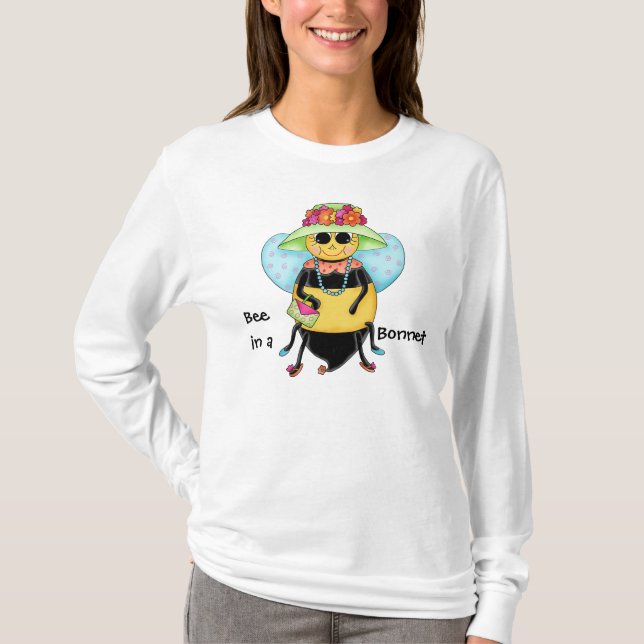 Bin i en Anpassningsbar för honungsbin av honkön S Tee Shirt (Framsida)