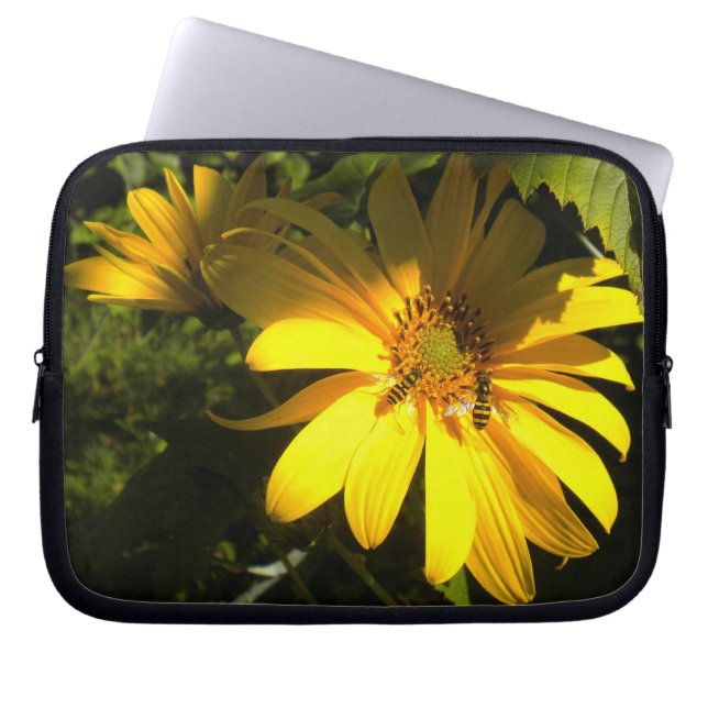 Bin i Solrossen Laptop sleeve (Framsidan)